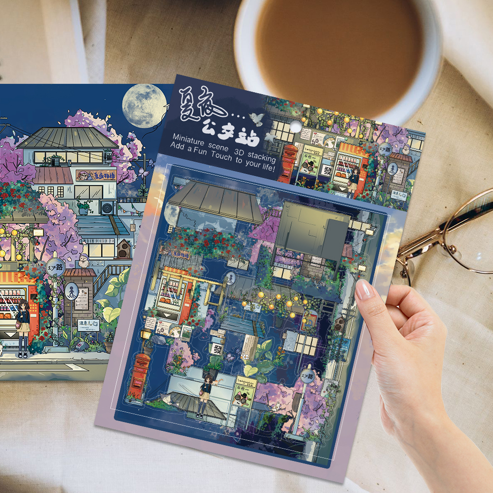 1 Set Miniature Scene DIY Stic - Party Games Bus 리뷰 및 가격